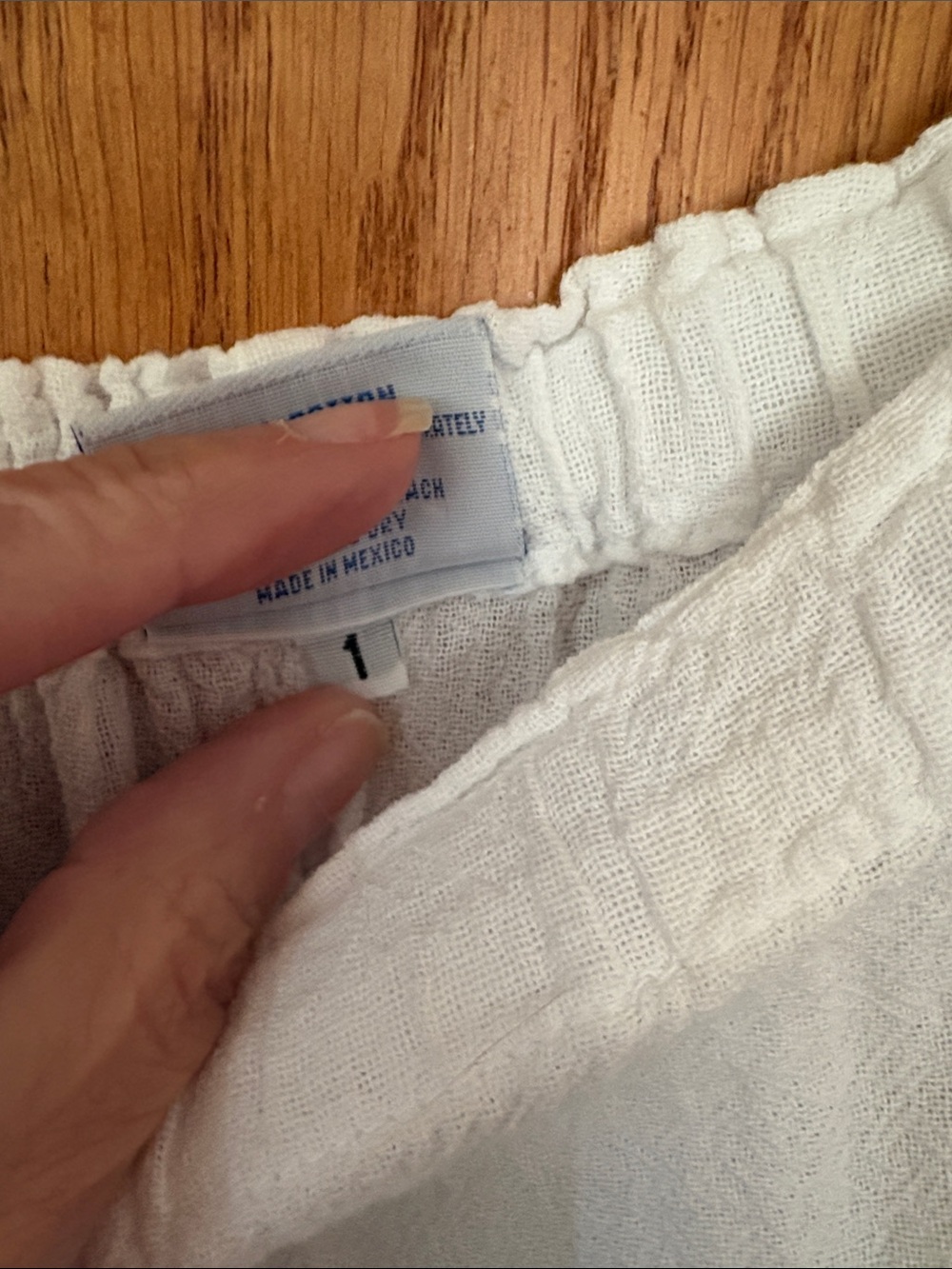 Oh My Gauze! White Wide-Leg Tiered Pants - Picture 3 of 6